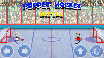 Batalla de hockey de marionetas
